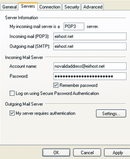 outlook settings